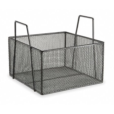 Marlin Black Rectangular Wire Mesh Basket, Steel 111-21
