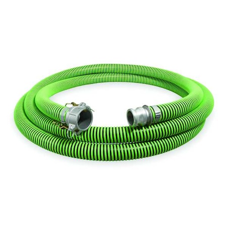 CONTINENTAL 3" ID x 50 ft Discharge & Suction Hose BK/GN 1ZNA4