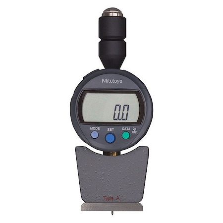 Mitutoyo Digital Durometer, Shore D, 1.73 x 0.71 In 811-338-10