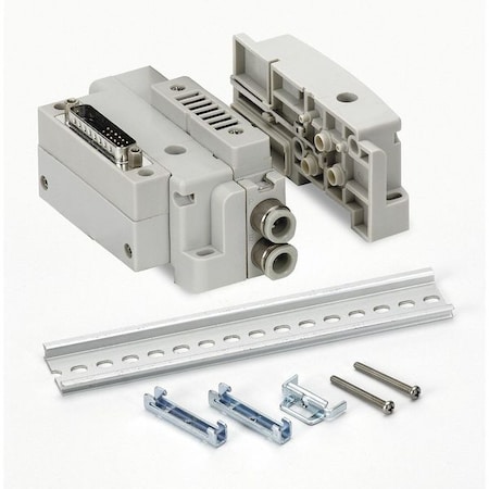 Aro Valve Manifold, 10 Stations, 9 49/61 In L 114829