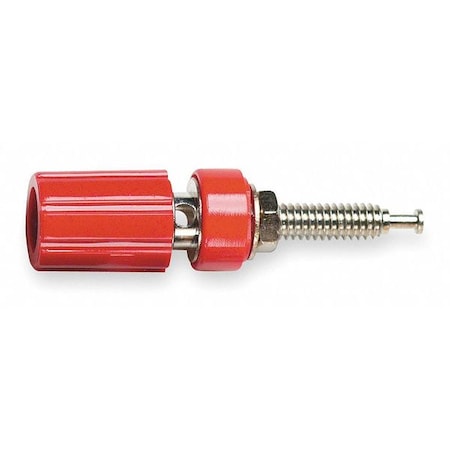 Pomona Electronics Standard Binding Post, 2500VDC, 15A, Red 3760-2