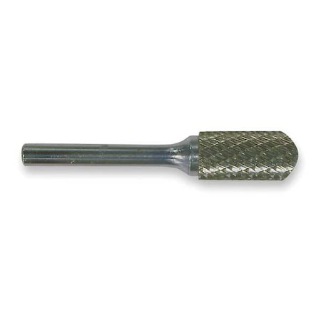 Widia Carbide Bur, Cylindrical Ball, 3/8, dbl Cut M41296