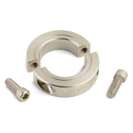 RULAND Shaft Collar, Clamp, 2Pc, 2-1/2 In, 303 SS SP-40-SS