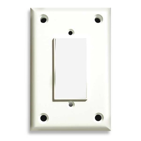 Cortech Ground Fault Interrupter Wall Plates and Covers, Number of Gangs: 1 Polycarbonate and Nylon Blend TPGF