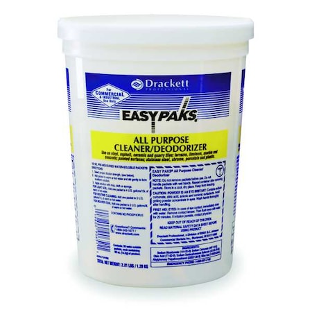 Diversey All Purpose Cleaner and Deodorizer, Bucket, 90 ct, Lemon, 2 PK 990651