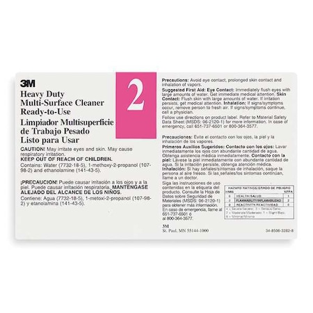 Tolco Secondary Label, Black, Pink/White, PK12 340402
