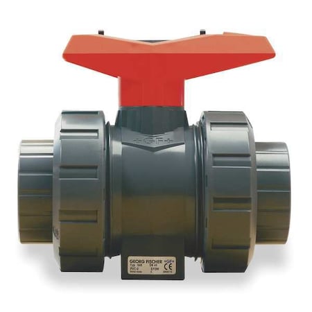 GF PIPING SYSTEMS 1" FNPT Polypropylene Ball Valve Inline True Union 167546324