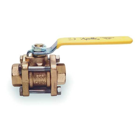 3/4" 3-Piece Full Port Threaded Ball Valve (51 Cv)