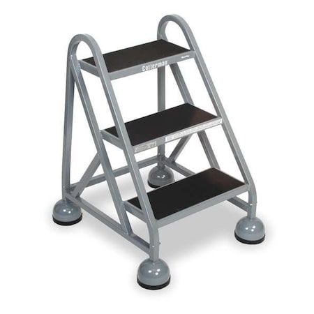 Cotterman 31 in H Steel Rolling Step, 3 Steps, 450 lb Load Capacity ST-300 A2 C1 P5
