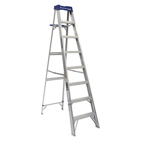 Louisville 8 ft Aluminum Stepladder, 250 lb Capacity AS2108