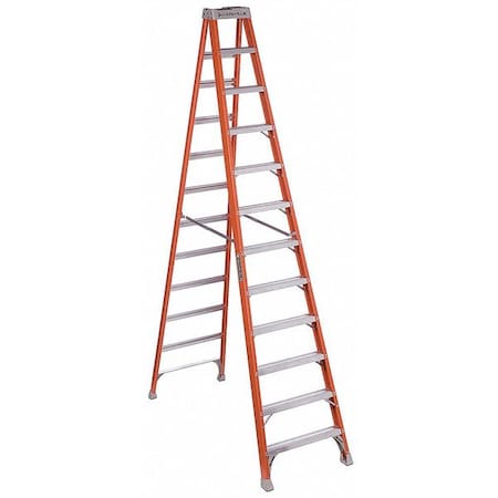 Louisville 12 ft Fiberglass Stepladder, 300 lb Capacity FS1512