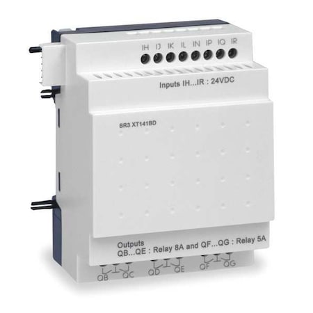 Schneider Electric Expansion Module, 8 inputs, 6 Relay Output SR3XT141FU