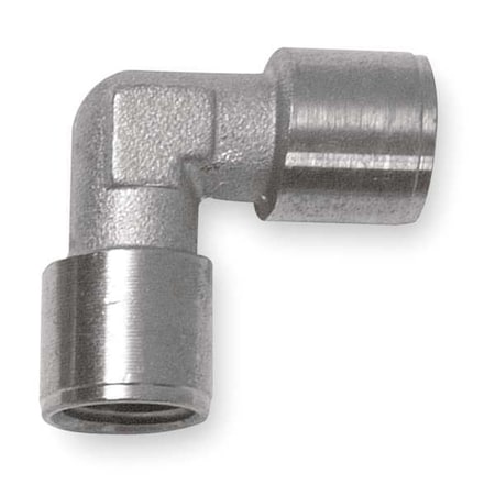 Aignep Usa 90 Degrees Elbow Nickel Plated Brass Female Elbow, 1/2 in Female NPT X 1/2 in Female NPT 82510N-08