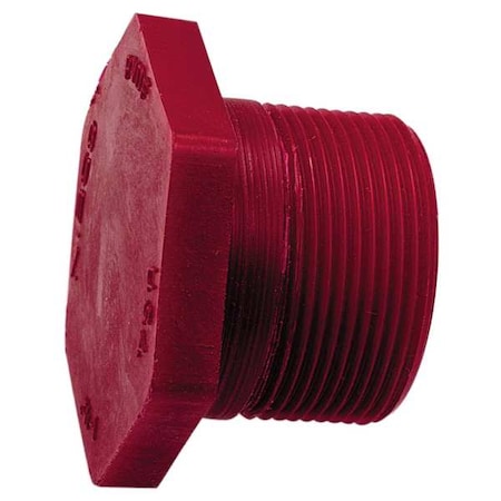 Nibco Plug, 1/2 In MPT, 1360 PSI 6516-4 1/2