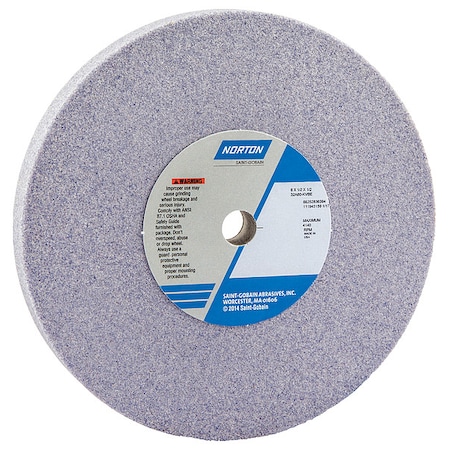 Norton Abrasives Grinding Wheel, T1, 6x1/2x1/2, AO, 60G, PK5 66252836394