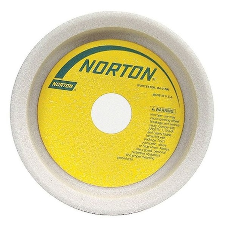 Norton Abrasives Straight Cup Wheel, 5Diax1.5 Tx1.25AH, PK5 66252830846