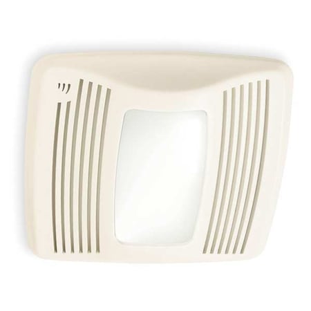 Broan-Nutone Ceiling Bathroom Fan, 110 cfm, 6 in Duct Dia., 120V AC, Yes QTXE110SFLT