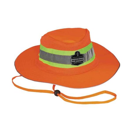 Ergodyne Ranger Hat, Hi-Vis Orange, L/XL 23258