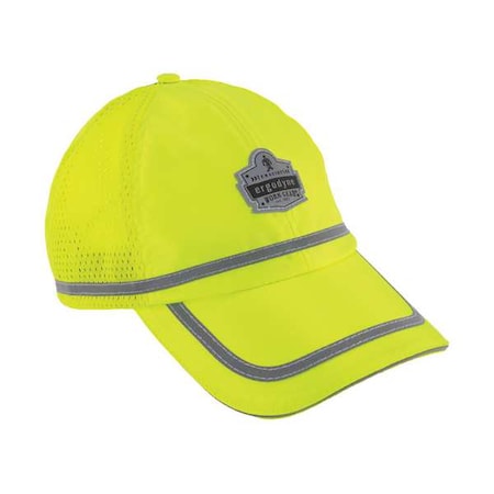 Ergodyne Baseball Hat, Hi-Vis Lime, Universal 23239