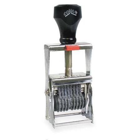 Cosco Numbering Stamp, 8 Bands, Metal 038720