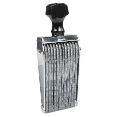 Cosco Alphanumeric Stamp, 12 Bands, 24 Font 038751