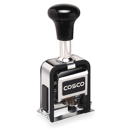 Cosco Self-Ink Number Machine Stmp, 18 Font 038731
