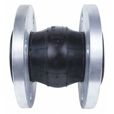 ZORO SELECT Expansion Joint, 1 1/2 In, Single Sphere, Bolt Holes: 4 AMSE201H