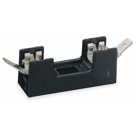 Eaton Bussmann Open Fuse Block, 0 to 30A Amp Range, 300V AC/DC Volt Rating, 1 Poles, Quick Connect S-8202-1-R