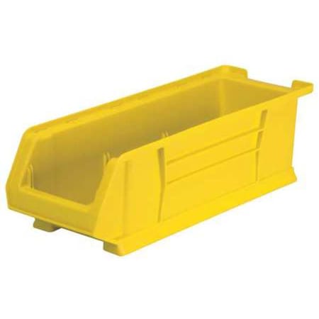 Akro-Mils Storage Bin, Plastic, Yellow, 7 in H, 8 1/4 in W, 23 7/8 in L 30284YELLO