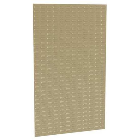 Akro-Mils Steel Louvered Panel, 5/16 in D x 61 in H x 36 in W, Beige 30161BEIGE
