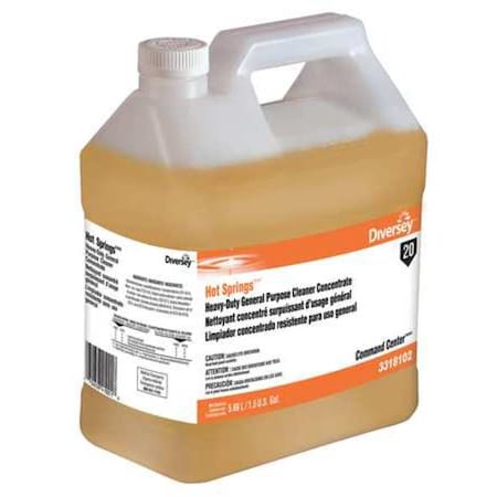 Diversey Heavy-Duty All Purpose Cleaner, Jug, 1.5 gal, Citrus, 2 PK 93318102
