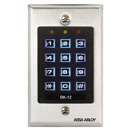 Securitron Digital Access Keypad, 99 User Code DK-12