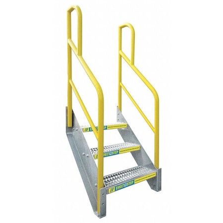 Erectastep Stair Unit, Aluminum, 3 Steps 11388