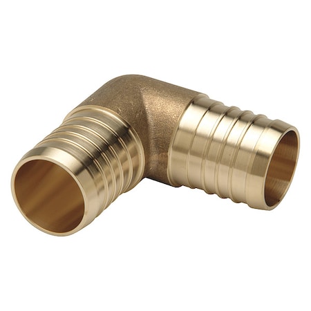 Zurn Elbow, Brass, Barbed 2 in, Barbed 2 in QQE88GX