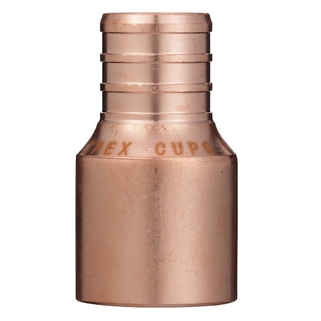 Zurn Straight, Copper, Cup61/64", Barbed3/4" QQ775CX
