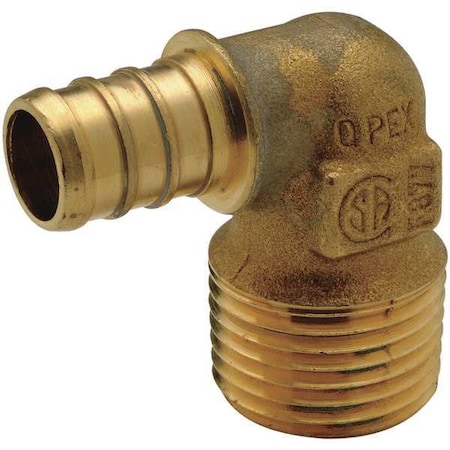 京楽 Zurn Elbow, 90 deg., Low Lead Brass, 1/2