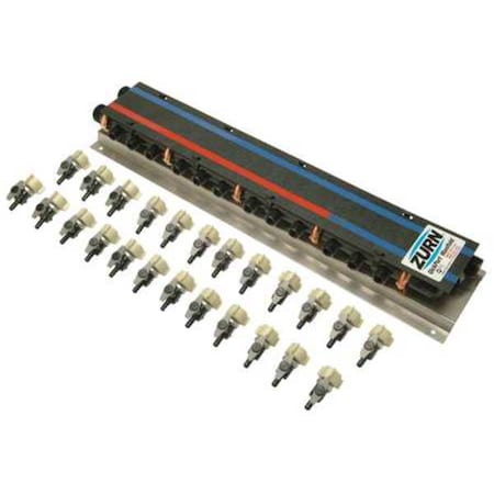 Zurn PEX Manifold, Preassembled, MNPS, 26-3/8