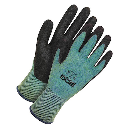 Bdg Cut Resistant Coated Gloves, Cut Level A2 , Dipped , PVC , Sandy , S 1 PR 99-1-9729-7