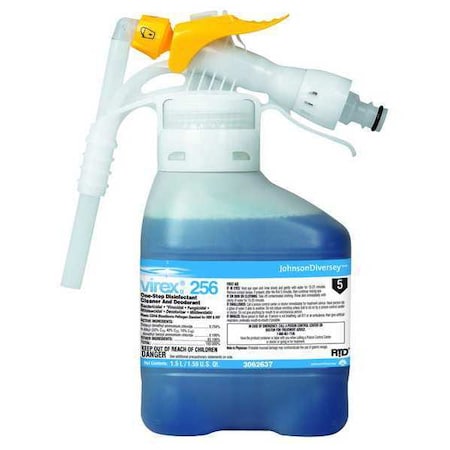 Diversey One Step Deordorizing Cleaner and Disinfectant Concentrate, 1.5L Hose End Sprayer, Unscented, 2 PK 3062637