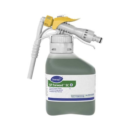 Diversey General Purpose Cleaner, Hose End Connection Bottle, Citrus, 2 PK 93145395
