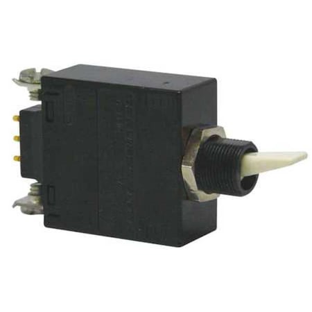 Carling Technologies Circuit Breaker, M Series, 5A, 1 Pole, 250V AC, 1.5kA at 120V AC, C Curve MM1-B-34-450-1-12B-B-E