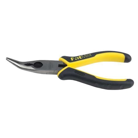Stanley 6 3/8 in Bent Needle Nose Plier Ergonomic Handle 89-871