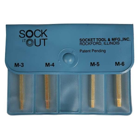 Sock It Out Screw Extractor Set, 4 Pc MEB-1