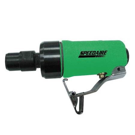 Speedaire Mini Die Grinder, 1/4 in NPT Female Air Inlet, 1/4 in Collet, Light Duty, 25,000 RPM, 0.2 hp 10D235