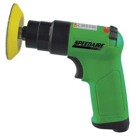 Speedaire Mini Air Polisher, 3 In. Pad, 2100 rpm 10D239