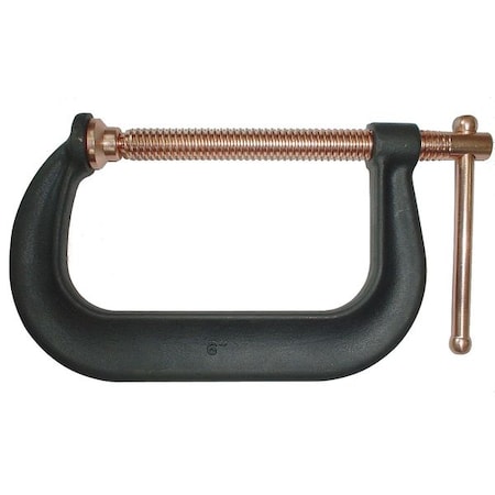 Westward Spatter Resist C-Clamp, 2", Reg., 2600 lb. 10D539