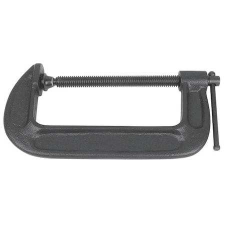 Westward C-Clamp, 8", Steel, Regular Duty, 1320 lb. 10D647