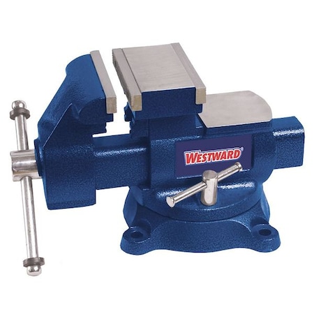 Westward 5-1/2" Standard Duty Combination Vise with Swivel Base 10D711