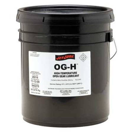 Jet-Lube 5 gal Gear Lubricant Pail 460 ISO Viscosity, Not Specified SAE, Black 26016