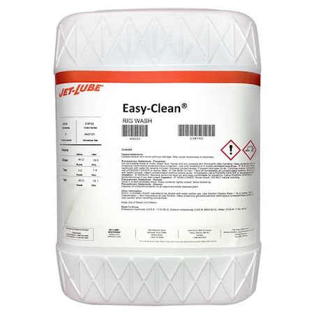 Jet-Lube Cleaner/Degreaser, 5 Gal Pail, Liquid 30035